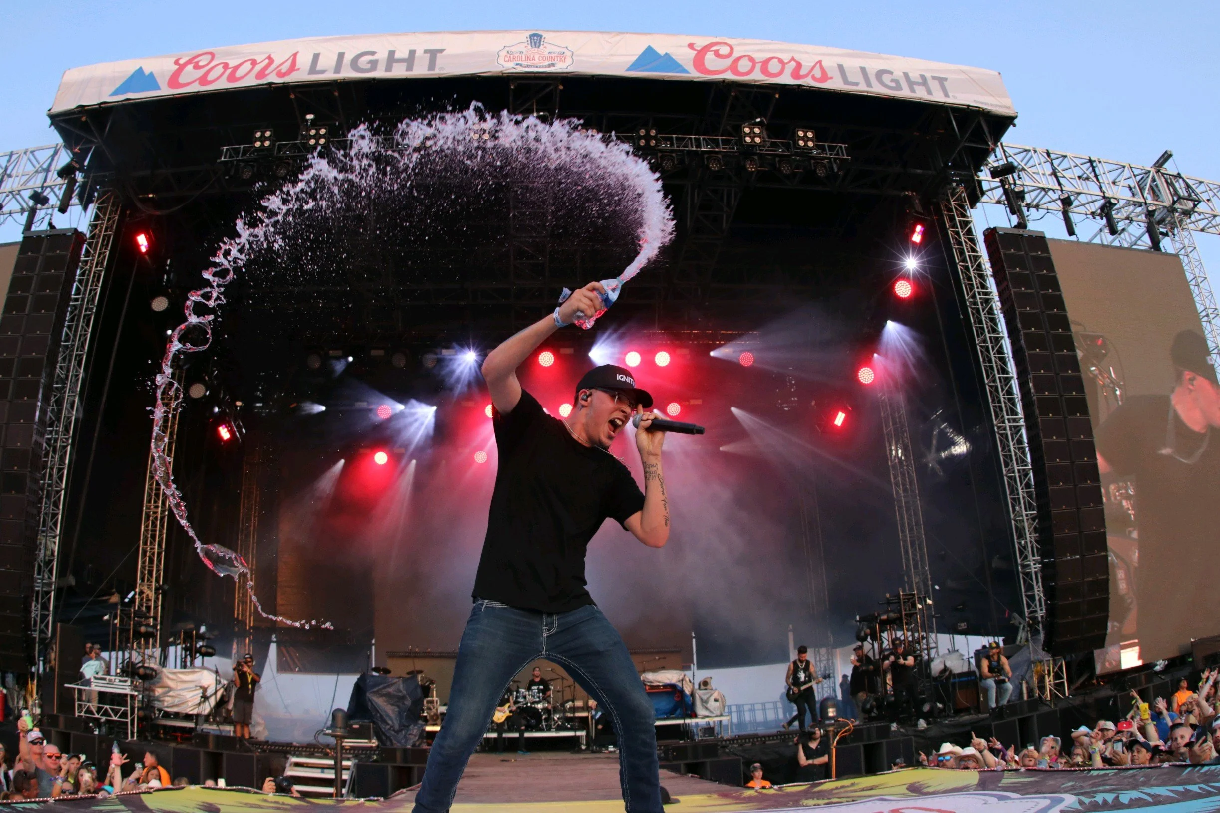Chase Matthew performing live on stage